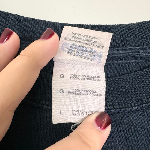 Gildan VINTAGE SIUC Motorcycle Rider Program Long Sleeve‎ shirt Size LARGE - Picture 3 of 10